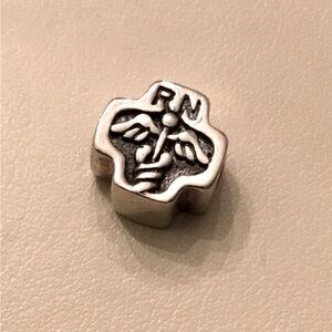 Pandora Sterling Silver Medical RN “Caduceus” Charm - Long Retired